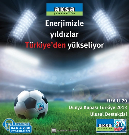 AKSA POWER GENERATION – NATIONAL SUPPORTER OF THE FIFA U-20 WORLD CUP 2013 