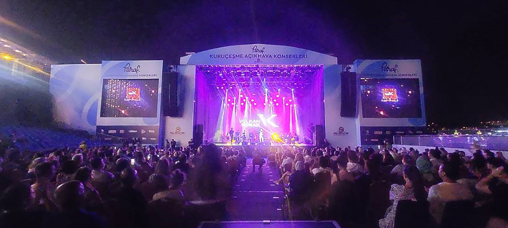 Açık Hava Konserlerine Kesintisiz Enerji Desteği