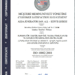 ISO_10002_2018 AKSA POWER GENERATION-TUR